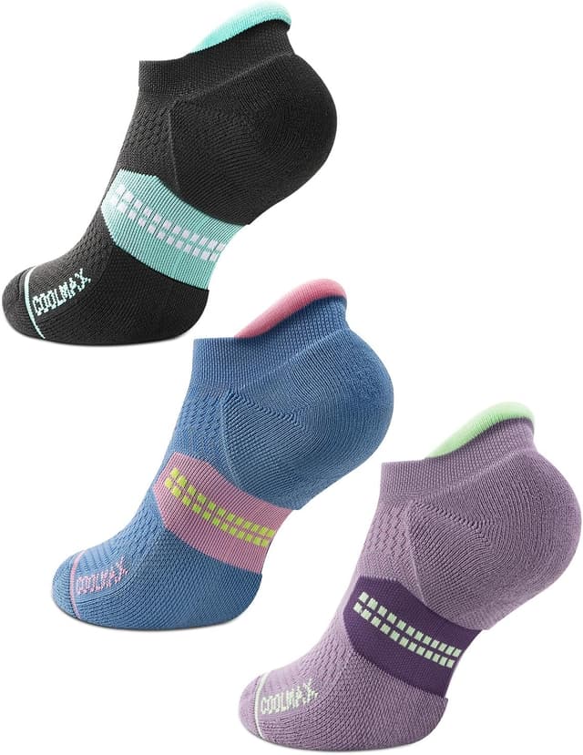 Thumbnail 6 de Juclise Calzini da corsa invisibili con compressione 15-20 mmHg Coolmax Bamboo da donna