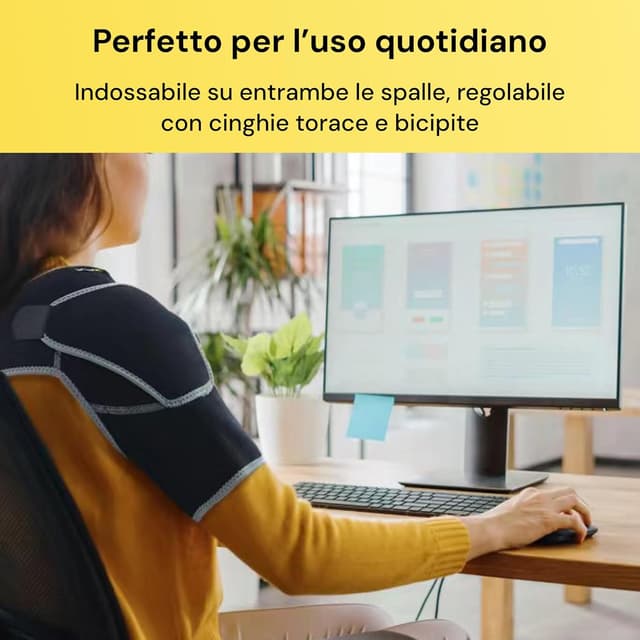 Detalle 1 de BraceUP tutore spalla regolabile con tasca
