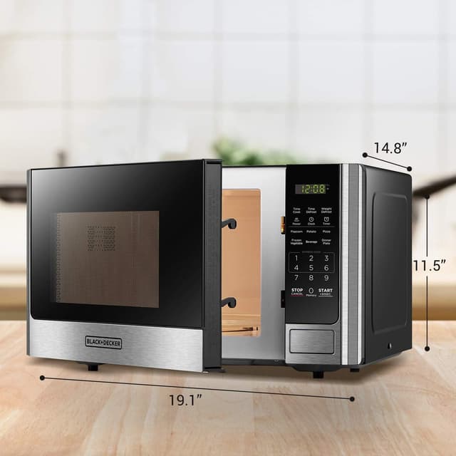 Thumbnail 5 de BLACK+DECKER 0.9 Cu Ft Digital Microwave