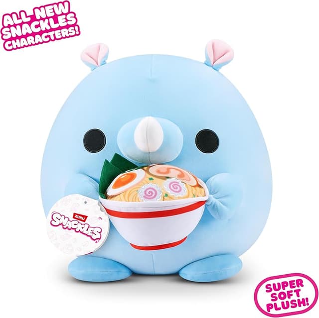 Detalle de ZURU Snackles Humphrey peluche 35 cm con accesorio