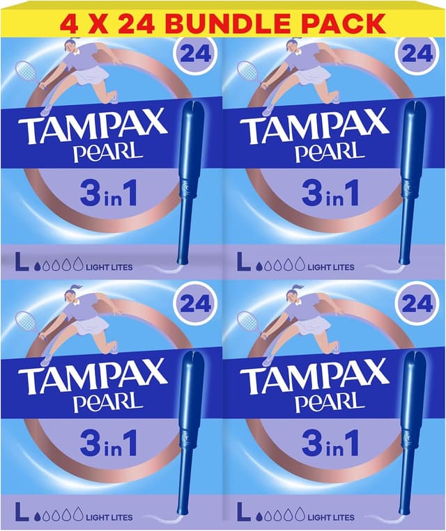 Imagen de Tampax Pearl Light tampons 96 pack 🧻 en OfertitasTOP