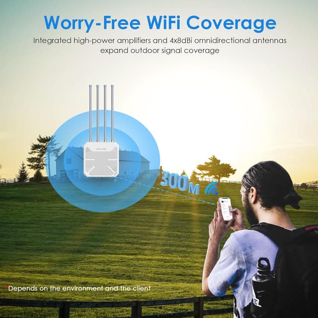 Thumbnail 2 de WAVLINK AX3000 Outdoor WiFi 6 Extender 2402Mbps