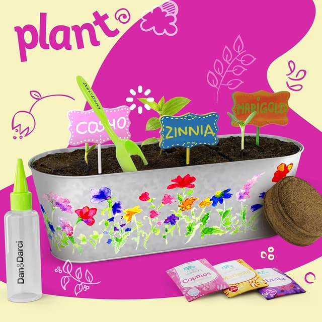 Thumbnail 3 de Dan&Darci Paint & Plant Flower Kit