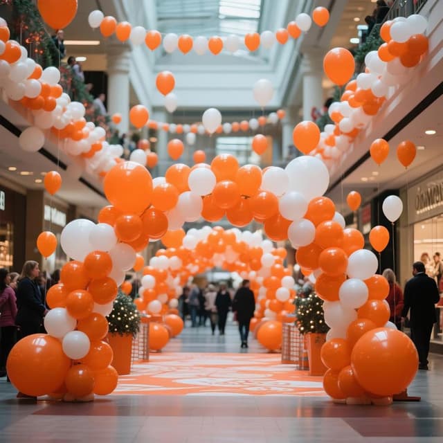 Detalle de KAWKALSH Orange Balloon 110pcs (12 Inch) Thickened Latex Party Balloons