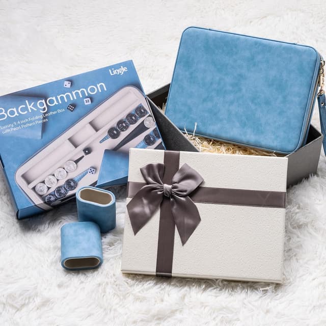 Thumbnail 6 de Lingle Backgammon-Set 30 Checkern für Reisen