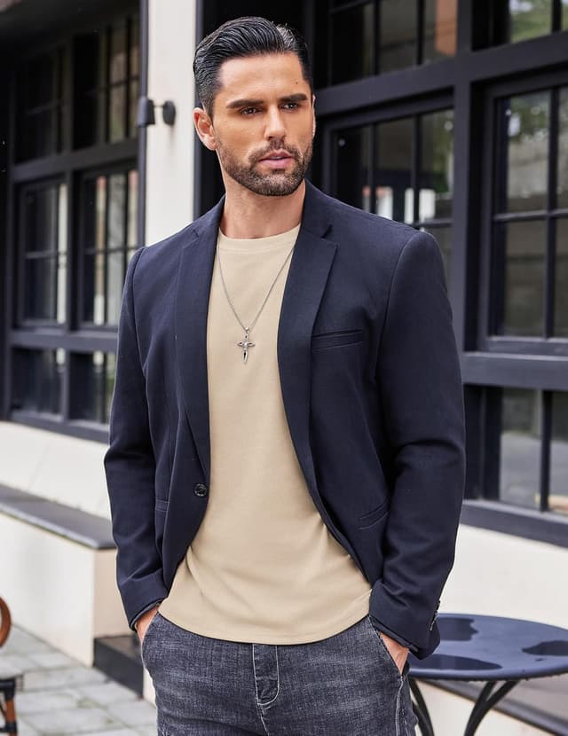 Detalle de Ekouaer Men’s Thermal Top (Long Sleeve) – Fleece-Lined Base Layer, 1pk or 2pk