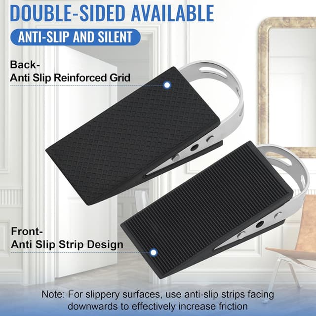 Detalle de WUFANC WUFANC cale porte caoutchouc 12 x 5 x 3 cm