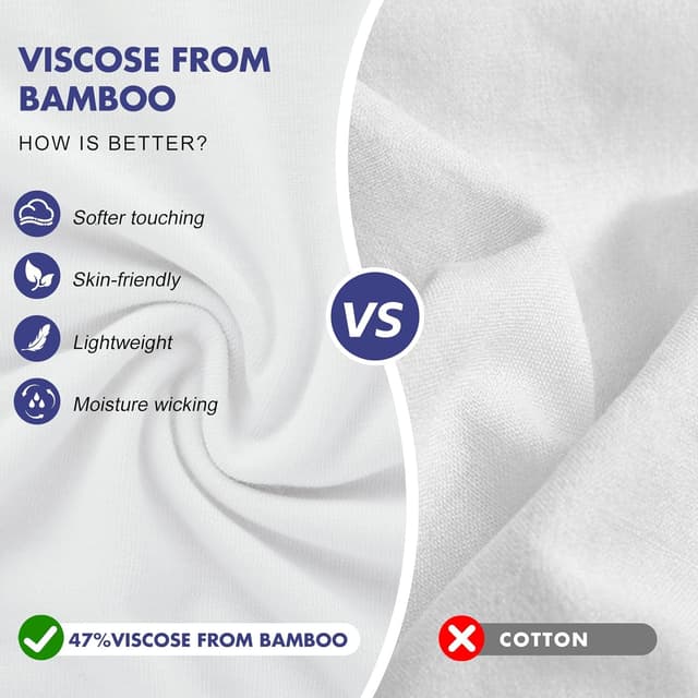 Thumbnail 1 de BAMBOO COOL Men's Undershirts Pack