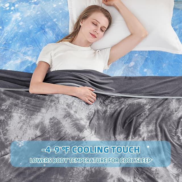 Detalle 2 de inhand Cooling Blanket Queen Size (90"x90") — cooling bedding for hot sleepers