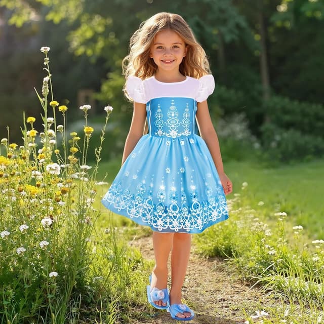 Detalle 2 de Meland Princess Dress Up for Girls 3-6