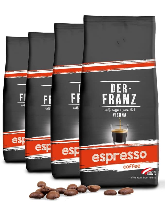 Imagen de Der-Franz Espresso Kaffee 4 x 1000 g en OfertitasTOP