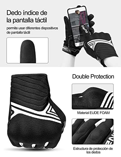 Detalle 2 de INBIKE IM902 Guanti da moto traspiranti full finger touch screen
