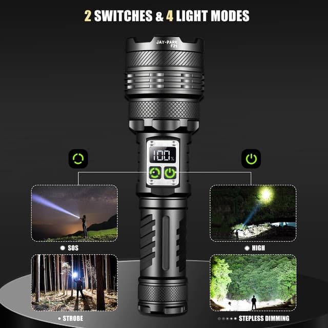 Thumbnail 5 de JAY-PARK Torches 1,000,000 lumens LED torch 🔦