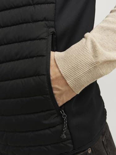 Thumbnail 7 de Jack & Jones Jjemulti Chaleco Sin Mangas Negro para Hombre 🖤