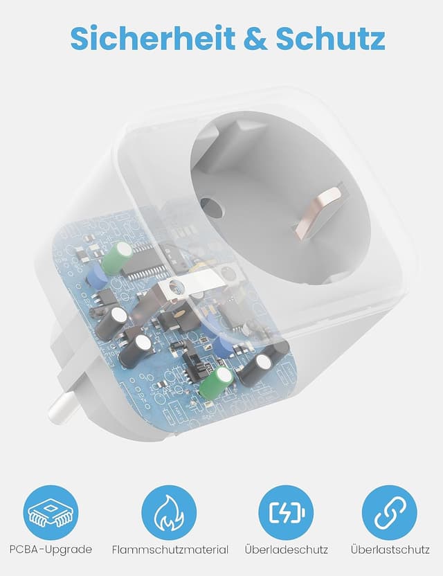 Thumbnail 5 de Eightree WLAN Smart Steckdose 16 A im 2er Pack