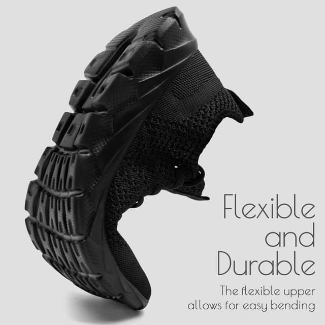 Thumbnail 6 de Oltyutc Mens Trainers Running Mesh Slip-On Shoes