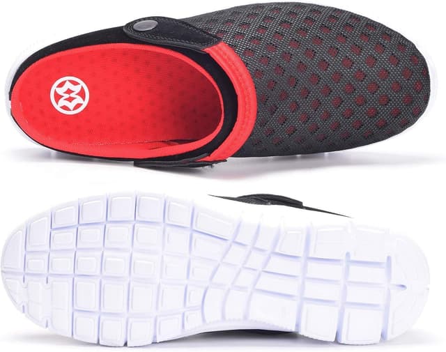 Detalle 2 de Breathable Mesh Clogs Garden Shoes – Adjustable Backstrap Slippers for Summer & Outdoor Use