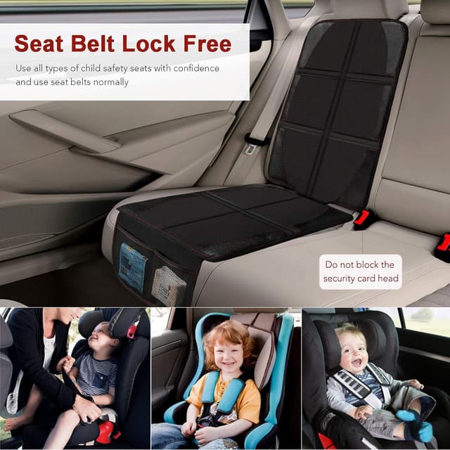 Thumbnail 5 de Beicarin Car Seat Protector 2-pack for kids