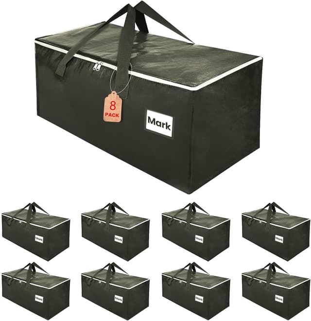 Detalle de ZFWDSY Moving Boxes 8 Pack 93L moving bags