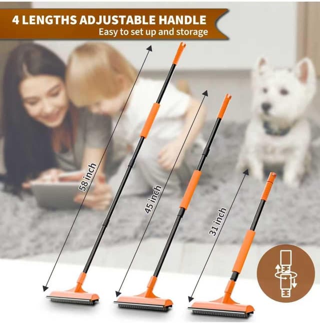 Thumbnail 4 de leishiyen 58in Carpet Rake for Pet Hair 🐾