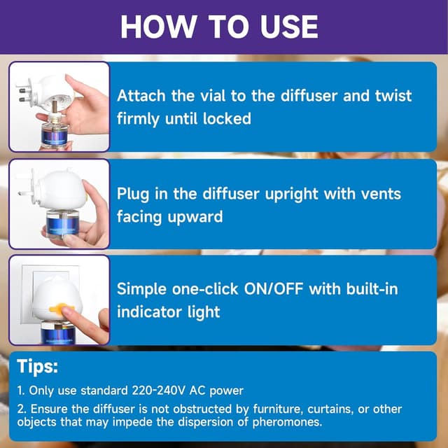 Detalle de Banydoll 6 Cat Calming Diffuser Refills – cat pheromone refills for relaxation (6-month supply)