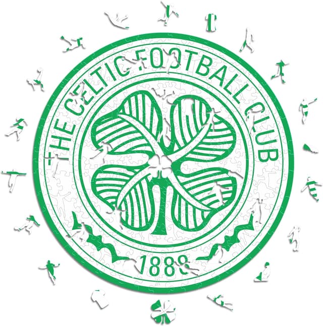 Detalle de Iconic Puzzles Celtic (Logo) — puzzle en bois sous licence officielle, 150 pièces, taille S