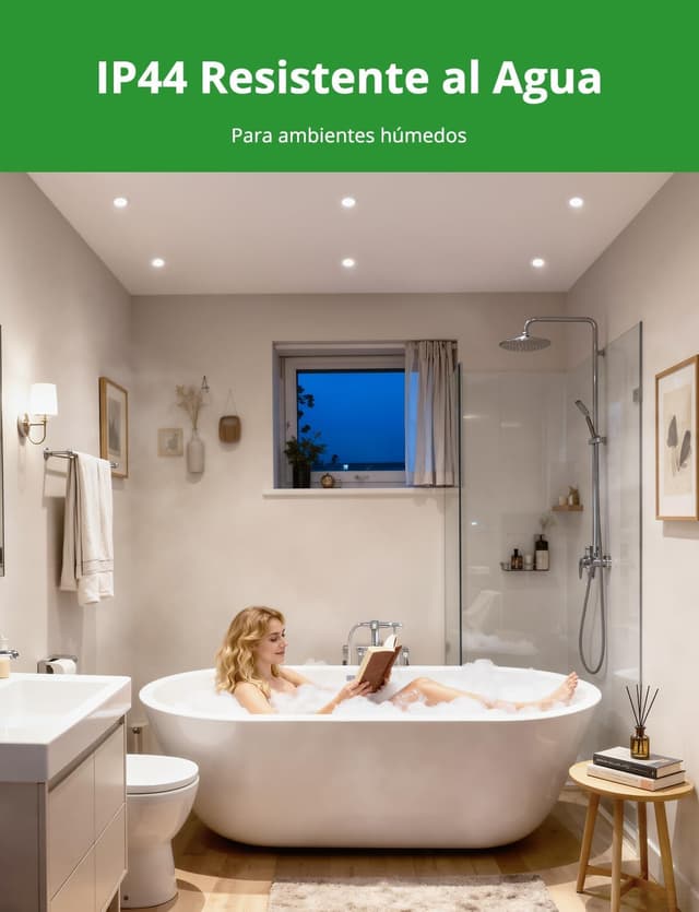 Detalle de HOMEOW Downlight 5W Techo Empotrable Pack 10