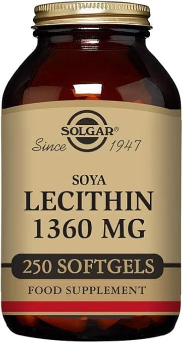 Imagen de Solgar Lecitina de Soja 1360 mg - 250 Cápsulas 🥜 en OfertitasTOP