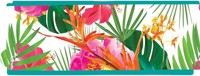 Detalle de Tervis Tropical Hibiscus Photo Double-Walled Insulated Travel Tumbler Mug (16oz, Clear)