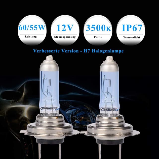 Thumbnail 5 de XELORD H7 55W 12V Scheinwerferlampe Paar