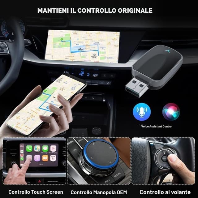 Thumbnail 6 de LM Wireless CarPlay Android Auto Plug & Play