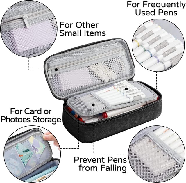 Detalle 2 de WEMATE Federmäppchen 9×4,3×2,4 in ✏