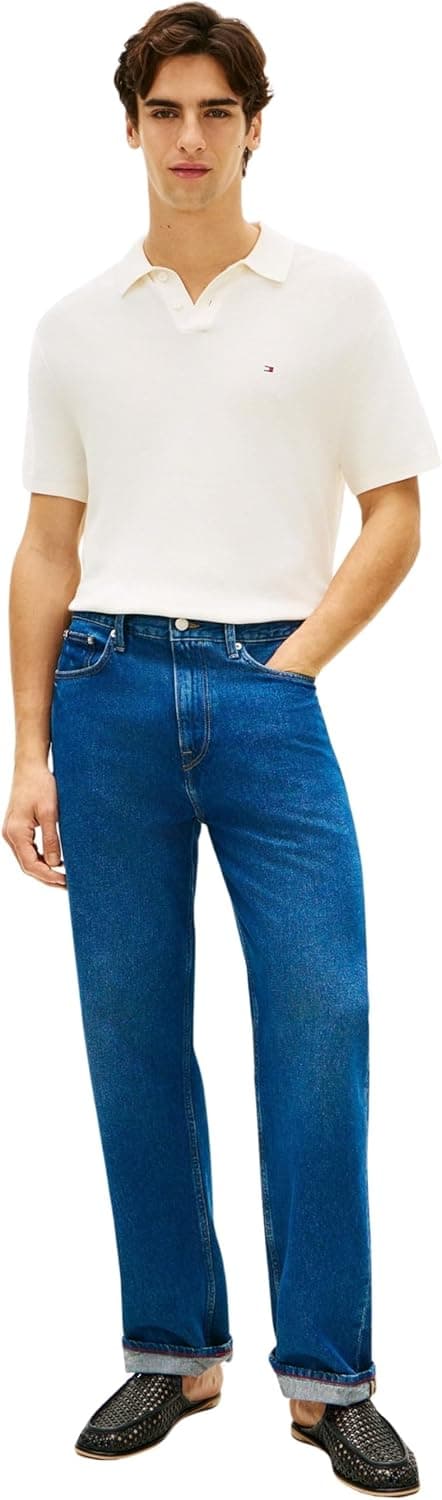 Detalle de Tommy Hilfiger Cool Touch Structure SS Polo uomo (pacco da 1)