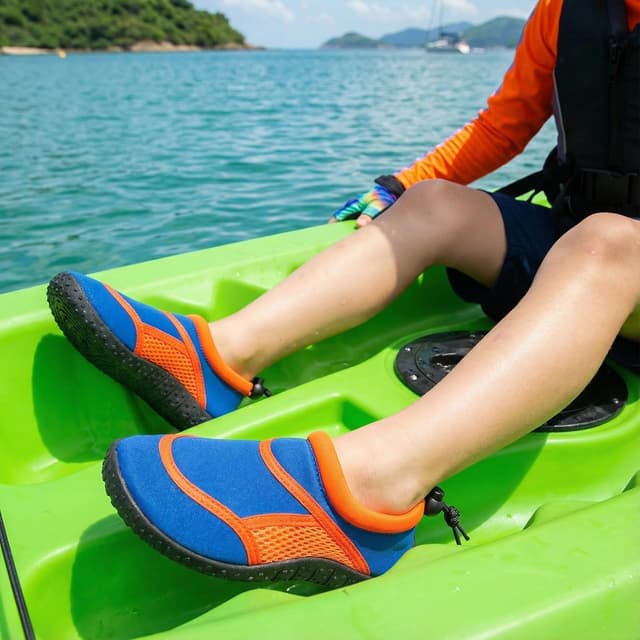 Detalle de HKR Kids Water Shoes Quick Dry Aqua Wetsuit Socks for Beach Swim Pool