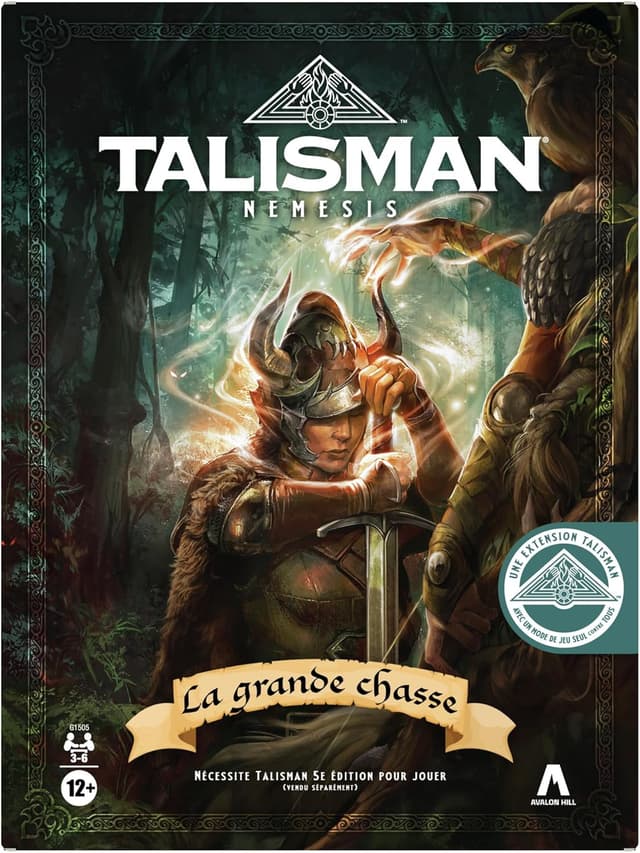 Detalle de Talisman Nemesis : La Grande Chasse – Extension (version française) – nécessite Talisman 5e édition