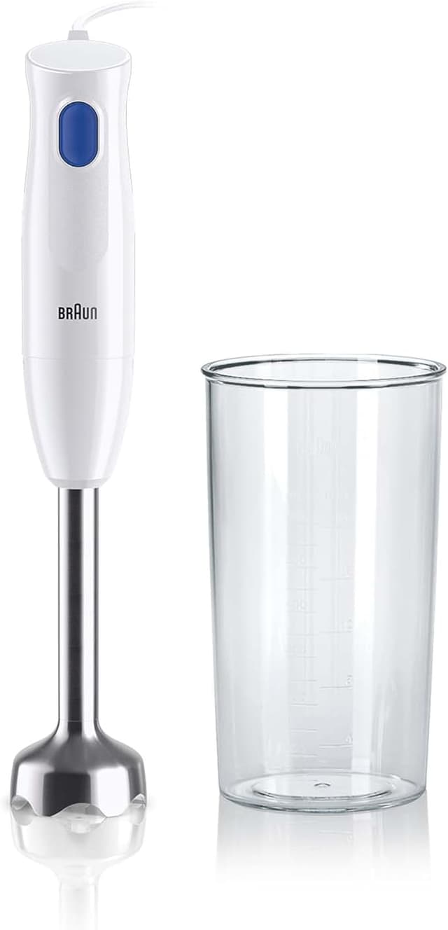 Detalle de Braun MultiQuick 1 MQ10.001MWH Batidora de Mano con Vaso 🥄