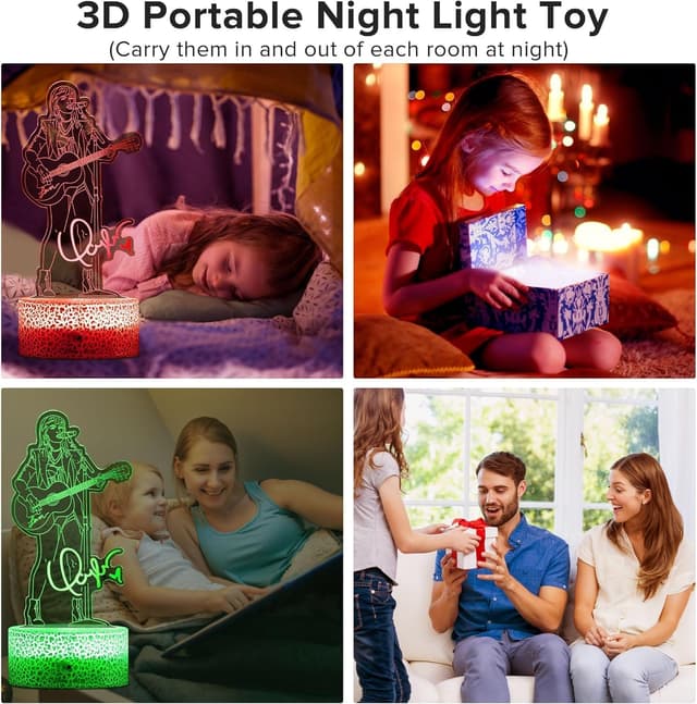 Thumbnail 5 de QQAAMZ TaiLe SWei lampada 3D illusione