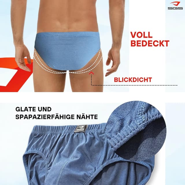 Detalle 2 de SGS Slip Herren 6er oder 12er Pack