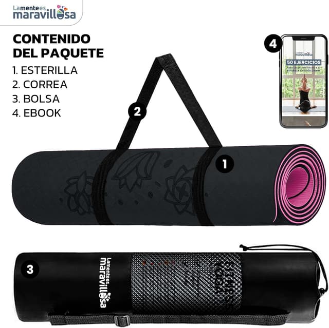 Thumbnail 2 de LA MENTE ES MARAVILLOSA Esterilla 183x61 cm