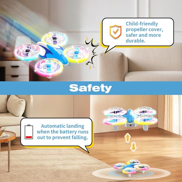 Detalle de HOTOIQ Mini Drone for Kids 24-30 mins