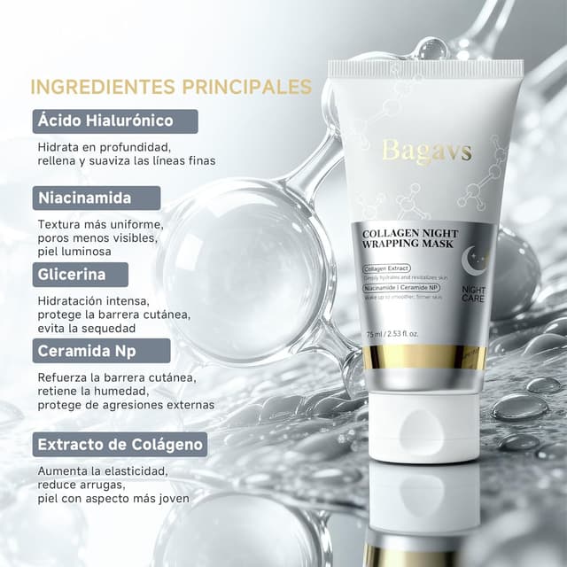 Thumbnail 3 de Bagavs Mascarilla de Colágeno Nocturna