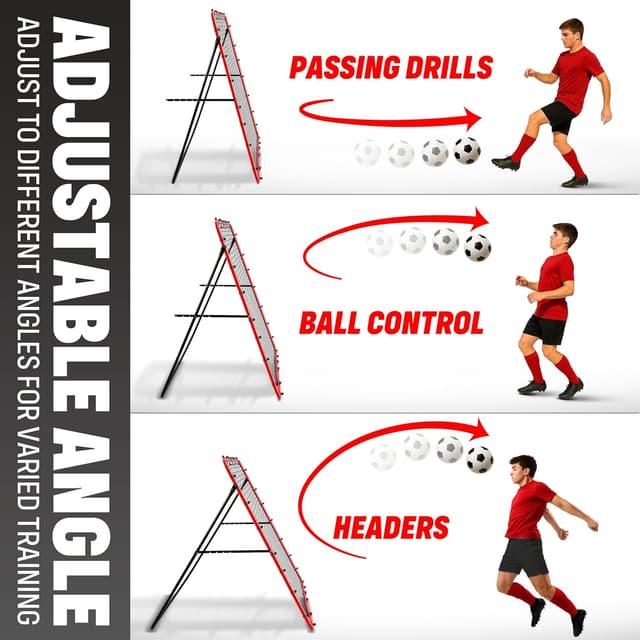 Detalle 2 de TGU Soccer Rebounder Rebound Net (Kick-Back) — Quick-Fold Football Training Net for Kids & All Ages