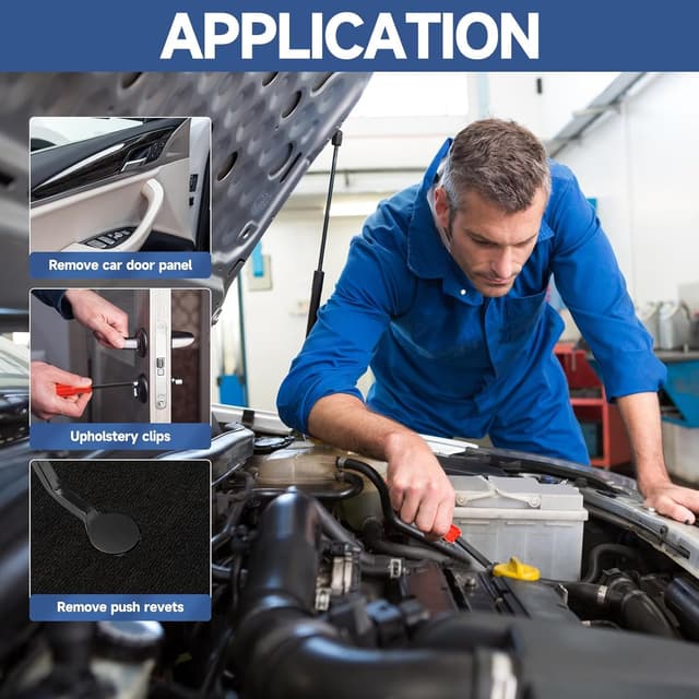 Thumbnail 5 de Einesin 240PCS Car Push Retainer Clips & Auto Fasteners Assortment, Plastic Push Pin Rivets Expansion Screws Replacement Most Popular Sizes Auto Push Pin Rivets Set -Door Trim Panel Fender Clips (240)
Einesin 240PCS Car Push Retainer Clips & Auto Fast…