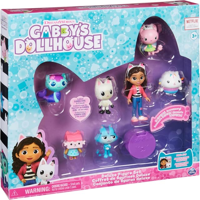 Detalle de Gabby’s Dollhouse Deluxe Figure Set 7 toys