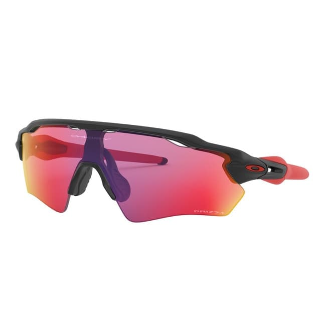 Detalle de Oakley Radar EV XS Path: gafas de ciclismo para niños con campo de visión ascendente