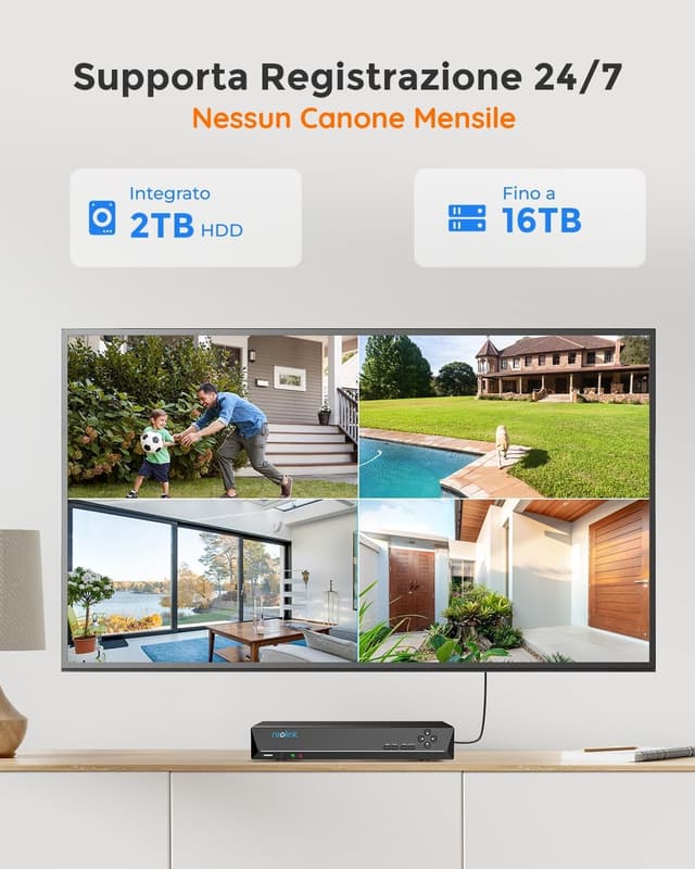 Thumbnail 4 de Reolink RLK8-520D4-5MP 2TB Kit Videosorveglianza