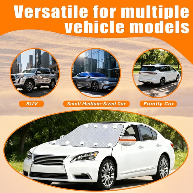 Thumbnail 6 de HuaCommerce Windscreen Cover 145x110cm