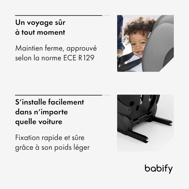 Thumbnail 4 de Babify siège auto 15-36 kg, 13 positions, isofix ⚙