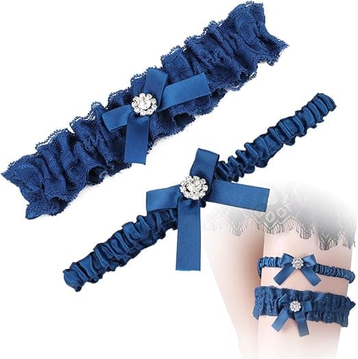 Imagen de MWOOT Liga Nupcial Azul Elástica para la Novia 💍 en OfertitasTOP