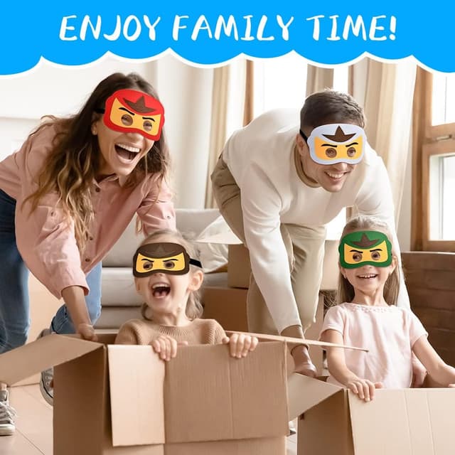 Detalle de URAQT cosplay maschere bambini 12 pezzi